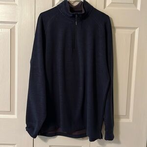 Orvis navy long sleeve pullover